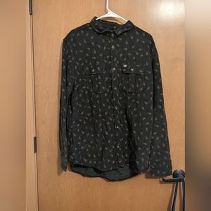 QuickSilver Button Down size large